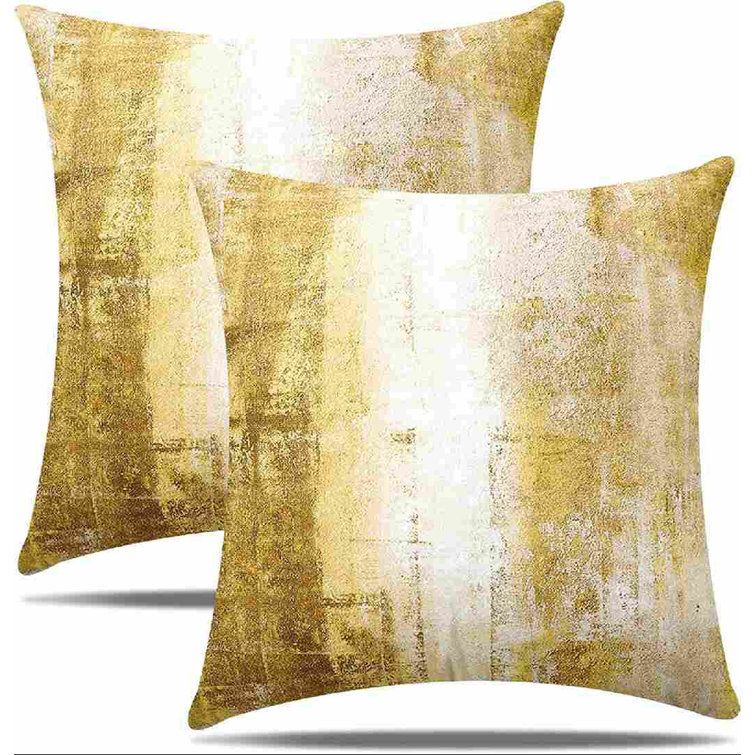17 Stories Abstract Reversible Pillow Cover Wayfair